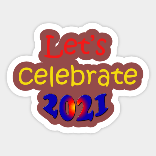 Happy New Year 2021 Sticker